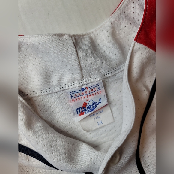 ANAHEIM Los Angeles ANGELS Baseball MAJESTIC Blank Sewn Logo MLB Men's 2XL XXL. - Picture 6 of 11